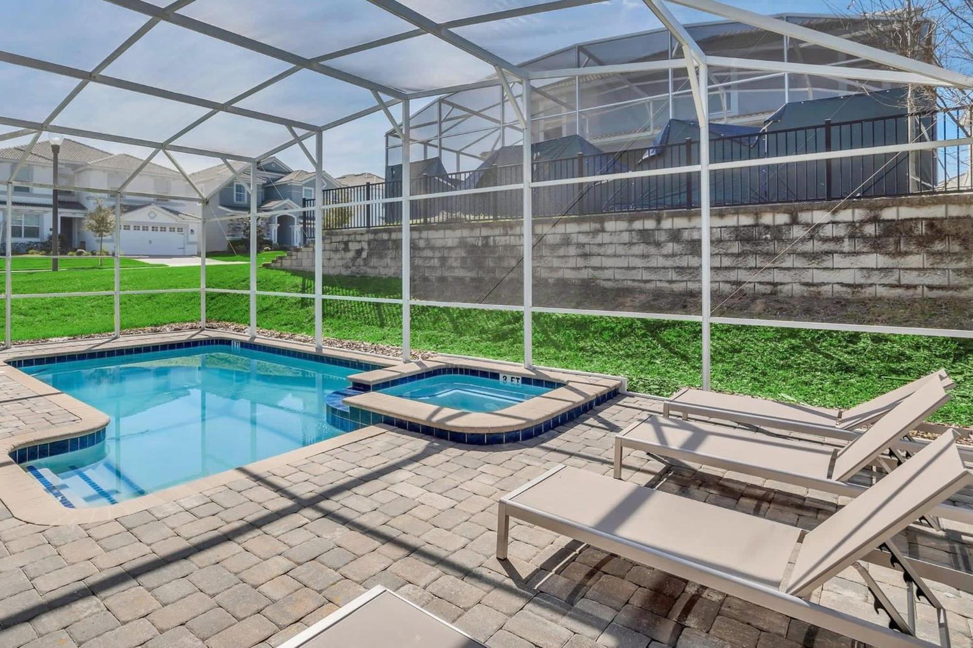 8Br Luxury - Sleeps 22 - Near Disney With Pool & Hot Tub! Davenport Zewnętrze zdjęcie